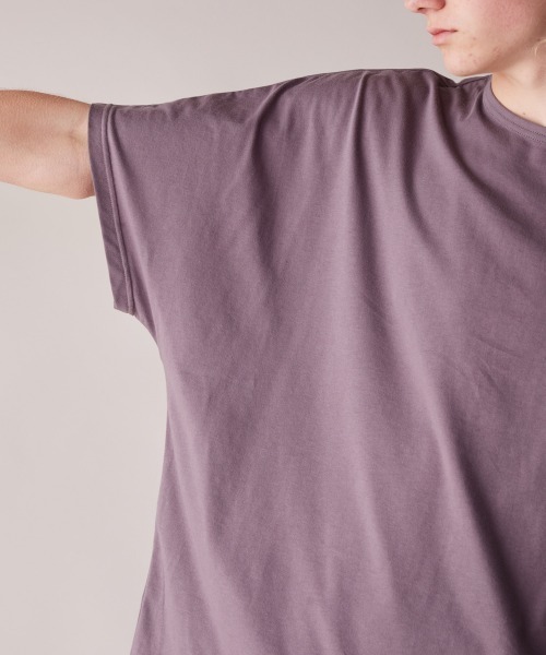 rehacer(レアセル)の「rehacer : Dolman Drape CS / ドルマンドレープ カットソー(Tシャツ/カットソー・メンズ・チャコールグレー/グレイッシュベージュ/スミクロ・SMALL/MEDIUM/LARGE/X-LARGE)」の3枚目の写真
