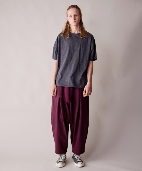 rehacer(レアセル)の「rehacer : Dolman Drape CS / ドルマンドレープ カットソー(Tシャツ/カットソー・メンズ・チャコールグレー/グレイッシュベージュ/スミクロ・SMALL/MEDIUM/LARGE/X-LARGE)」の7枚目の写真