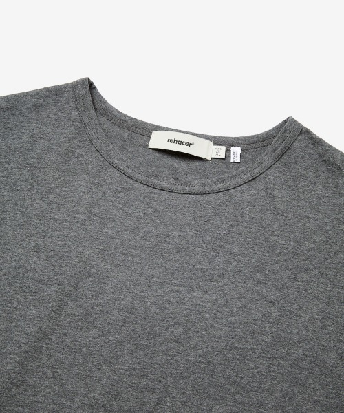 rehacer(レアセル)の「rehacer : Dolman Drape CS / ドルマンドレープ カットソー(Tシャツ/カットソー・メンズ・チャコールグレー/グレイッシュベージュ/スミクロ・SMALL/MEDIUM/LARGE/X-LARGE)」の16枚目の写真