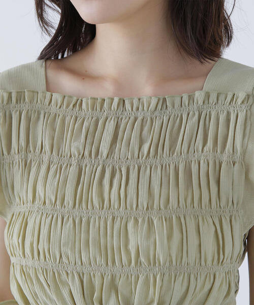 【新品】NATURAL BEAUTY BASICレースアップシャーリングブラウス NATURAL BEAUTY BASIC ブラウス シャツ レースアップ