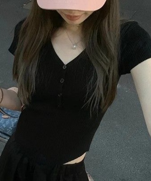tシャツ DEEP V-NECK SLIM TOP/Vネックヘンリースリムトップス レディース Amazon | [JIYUTOR] vネック 長袖Tシャツ レディース