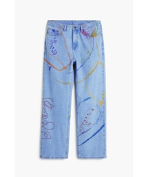 Desigual（デシグアル）の「アートライン刺繍デニムパンツ（デニムパンツ・メンズ）」