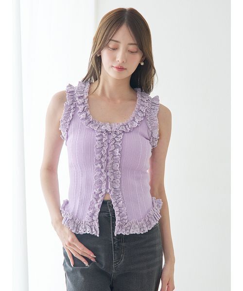 完売色♥️新作新品✨ SNIDEL スナイデル レースニットプルオーバー セール】レースニットプルオーバー（ニット/セーター）｜SNIDEL