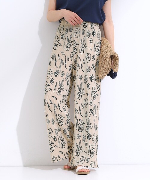 Noroll ベージュ ワイドパンツ yohji yamamoto - Y's for men | COTTON LINEN VIYELLA WIDE