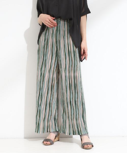 セール】【S-LL】さらさら楽ちん プリーツ ワイドパンツ（その他パンツ