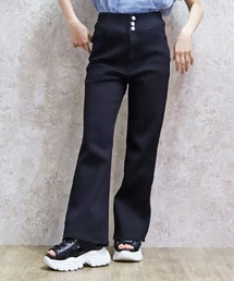 axes femme | ハイウエストウエストデザインデニムパンツ(デニムパンツ)
