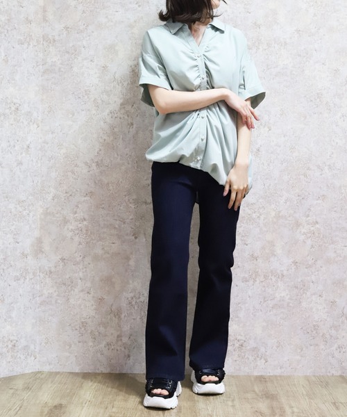 axes femme（アクシーズファム）の「ハイウエストウエストデザインデニムパンツ（デニムパンツ・レディース・ネイビー/ブラック・マルチサイズ）」の13枚目の写真