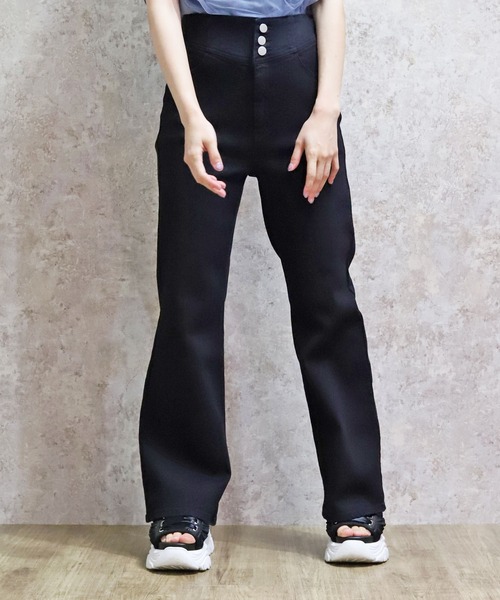 axes femme（アクシーズファム）の「ハイウエストウエストデザインデニムパンツ（デニムパンツ・レディース・ネイビー/ブラック・マルチサイズ）」の15枚目の写真
