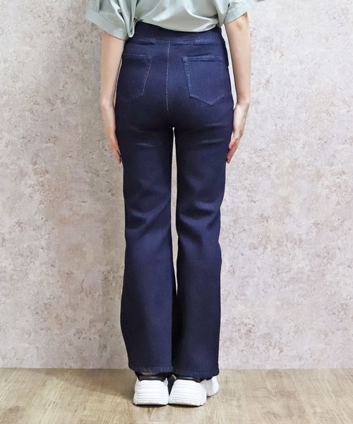 axes femme（アクシーズファム）の「ハイウエストウエストデザインデニムパンツ（デニムパンツ・レディース・ネイビー/ブラック・マルチサイズ）」の6枚目の写真