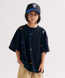 PAIRMANON STREET | 【PAIRMANON STREET】総柄 刺繍 ロゴ オーバーサイズ Tシャツ(Tシャツ/カットソー)