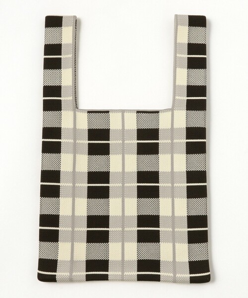 セール】チェック柄 ニット バッグ（トートバッグ）｜BEAMS HEART