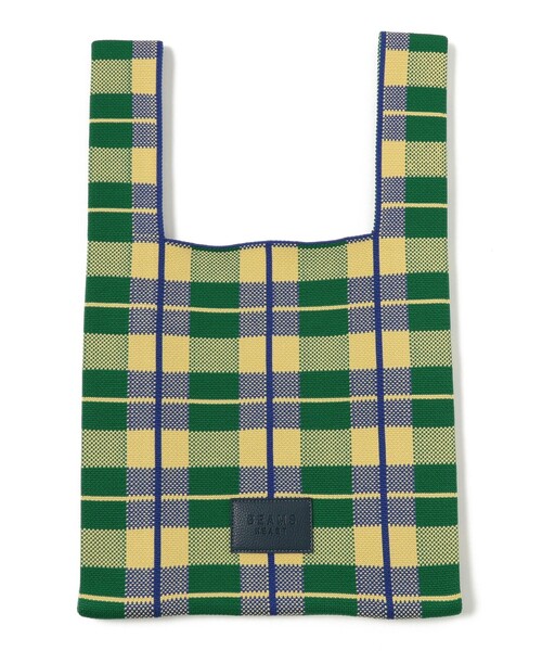 セール】チェック柄 ニット バッグ（トートバッグ）｜BEAMS HEART