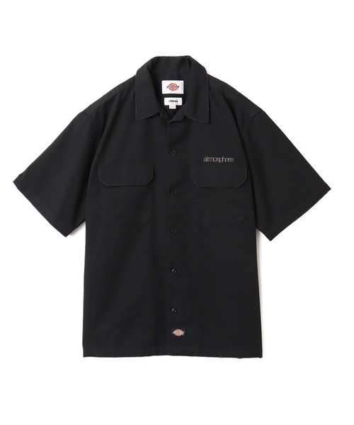 Dickies(ディッキーズ)の「Dickies x atmos Utility WORK SS SHIRT / ディッキーズ x アトモス ユーティリティ ワーク ショートスリーブ シャツ 【SP】(シャツ/ブラウス・メンズ・ブラック/ベージュ・XL/L/M)」の1枚目の写真