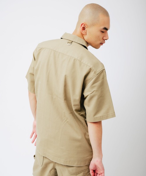 Dickies(ディッキーズ)の「Dickies x atmos Utility WORK SS SHIRT / ディッキーズ x アトモス ユーティリティ ワーク ショートスリーブ シャツ 【SP】(シャツ/ブラウス・メンズ・ブラック/ベージュ・XL/L/M)」の16枚目の写真