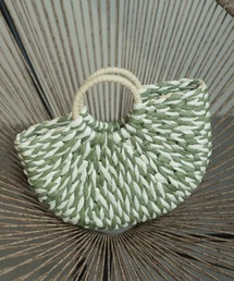 Curaful（クラフル）の「ミックスカラーかごバッグ（ハンドバッグ）」