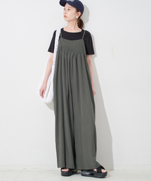 SLOBE IENA | タックキャミサロペット(サロペット/オーバーオール)