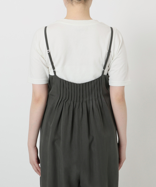 SLOBE IENA（スローブイエナ）の「タックキャミサロペット（サロペット/オーバーオール・レディース・チャコールグレー/ネイビー・36/38）」の17枚目の写真