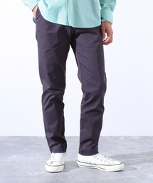 GLOSTER | 【WEB限定】ストレッチスリムテーパードパンツ(チノパンツ)