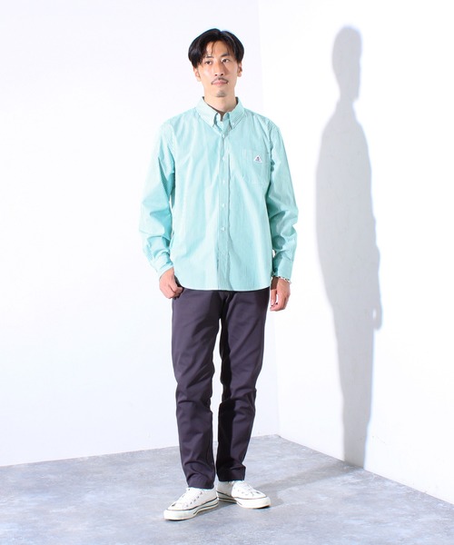 GLOSTER（グロスター）の「【WEB限定】ストレッチスリムテーパードパンツ（チノパンツ・メンズ・グレー/チャコールグレー/ブラック・マルチサイズ）」の4枚目の写真