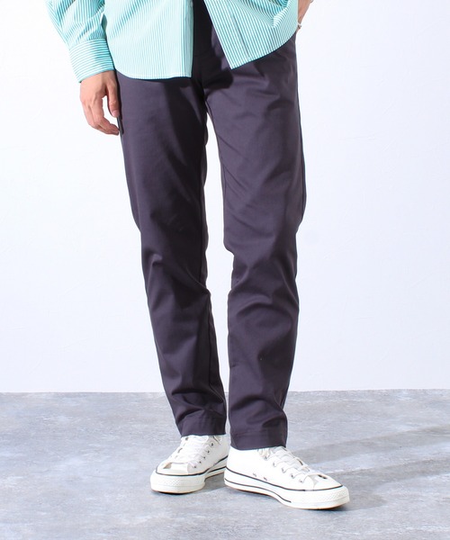 GLOSTER（グロスター）の「【WEB限定】ストレッチスリムテーパードパンツ（チノパンツ・メンズ・グレー/チャコールグレー/ブラック・マルチサイズ）」の6枚目の写真