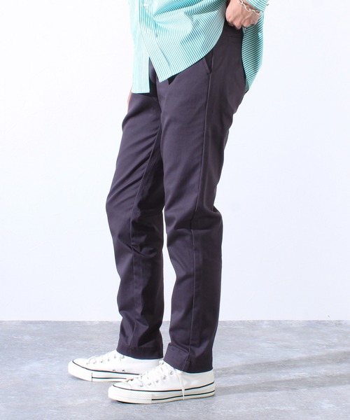 GLOSTER（グロスター）の「【WEB限定】ストレッチスリムテーパードパンツ（チノパンツ・メンズ・グレー/チャコールグレー/ブラック・マルチサイズ）」の7枚目の写真