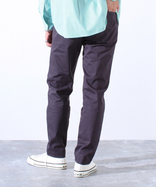 GLOSTER（グロスター）の「【WEB限定】ストレッチスリムテーパードパンツ（チノパンツ・メンズ・グレー/チャコールグレー/ブラック・マルチサイズ）」の9枚目の写真