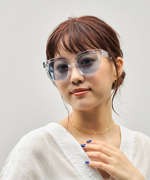 SUNCUTGlasses/UV100%CUT ウェリントン型 サングラス｜ビッグシェイプ
