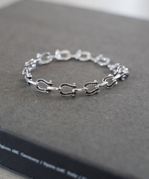 SENTI（センティ）の「CUBIC ZIRCONIA×HORSESHOE BRACELET キュービックジルコニア×馬蹄モチーフブレスレット（ブレスレット）」