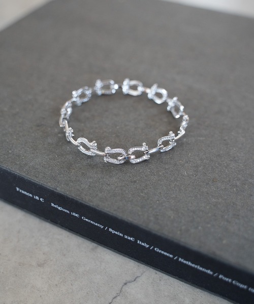 CUBIC ZIRCONIA×HORSESHOE BRACELET キュービックジルコニア