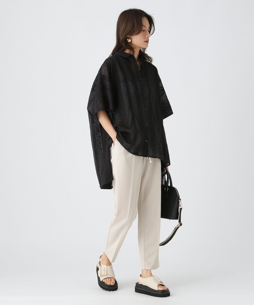 ella エラ24AW 新品タグ付き　ペブラムジレ　グレー　チュニック ヴィオラ エ ヴィオラ Viola e Viola やわらかパイルチュニック
