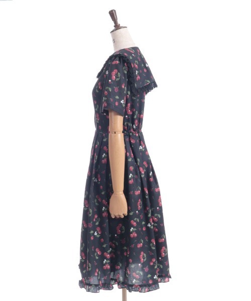 ♥axes femme♥ アクシーズファム セーラーカラー 花柄 ワンピース axes femme（アクシーズファム）の「花柄セーラーワンピース