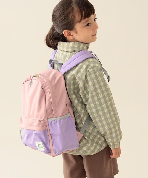 BEAMS mini（ビームスミニ）の「カラー デイパック 2025FW（バックパック/リュック・キッズ・オリーブ/ピンク/その他・ONE SIZE）」の5枚目の写真