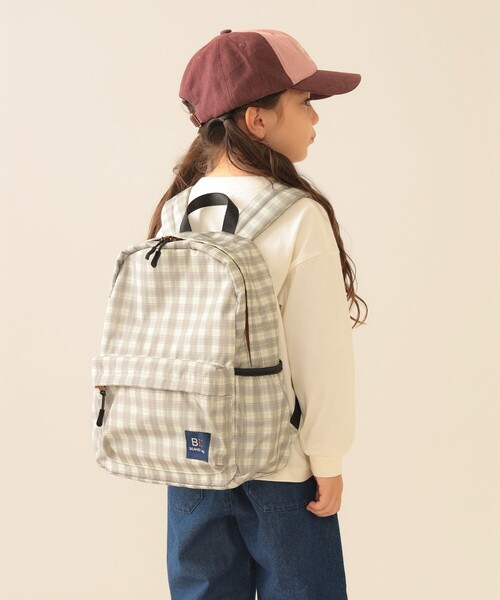 BEAMS mini（ビームスミニ）の「カラー デイパック 2025FW（バックパック/リュック・キッズ・オリーブ/ピンク/その他・ONE SIZE）」の7枚目の写真