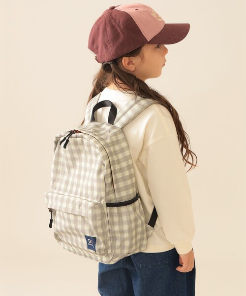 BEAMS mini（ビームスミニ）の「カラー デイパック 2025FW（バックパック/リュック・キッズ・オリーブ/ピンク/その他・ONE SIZE）」の8枚目の写真