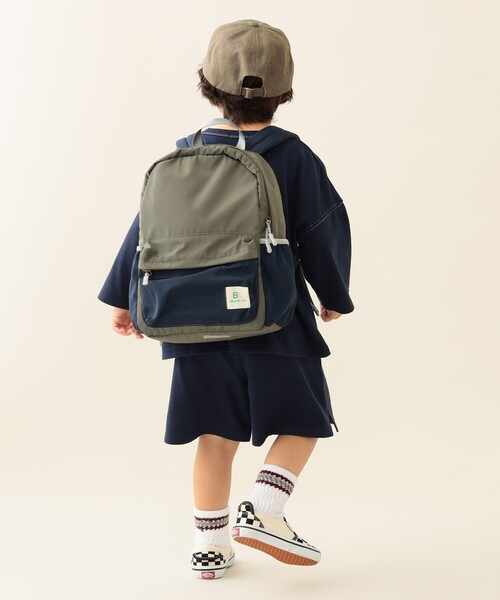 BEAMS mini（ビームスミニ）の「カラー デイパック 2025FW（バックパック/リュック・キッズ・オリーブ/ピンク/その他・ONE SIZE）」の10枚目の写真