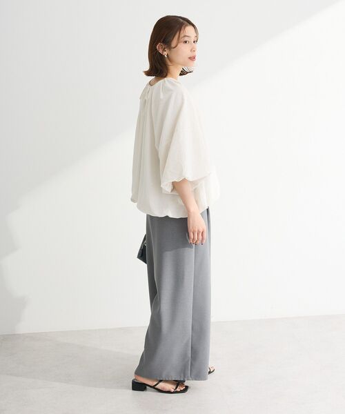 ELENCARE DUE（エレンカーレデュエ）の「・ELENCARE DUE バルーンブラウス（シャツ/ブラウス・レディース・ブラック/ピンク/オフホワイト/グレー・FREE）」の7枚目の写真