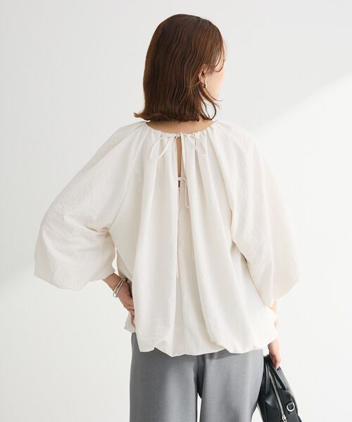 ELENCARE DUE（エレンカーレデュエ）の「・ELENCARE DUE バルーンブラウス（シャツ/ブラウス・レディース・ブラック/ピンク/オフホワイト/グレー・FREE）」の11枚目の写真