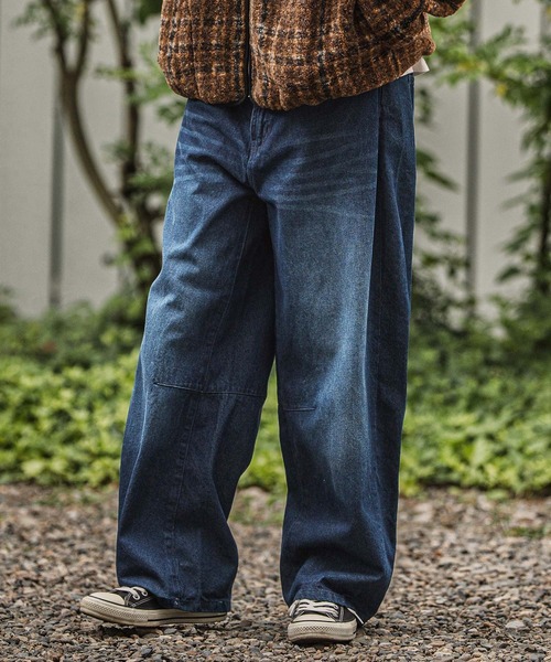 CAMBIO(カンビオ)の「mp13924-Arch Leg Easy Pants イージーパンツ(その他パンツ・メンズ・ブラック/ネイビー・LL/M/L)」の3枚目の写真