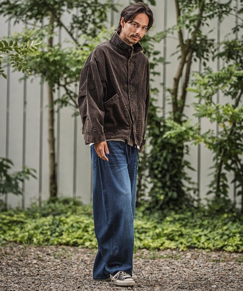 CAMBIO(カンビオ)の「mp13924-Arch Leg Easy Pants イージーパンツ(その他パンツ・メンズ・ブラック/ネイビー・LL/M/L)」の7枚目の写真