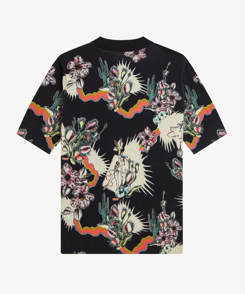 FRED PERRY(フレッドペリー)の「Amy Winehouse Printed Knitted T-Shirt/エイミー・ワインハウス プリントニットTシャツ(ニット/セーター・レディース・ブラック・10)」の9枚目の写真