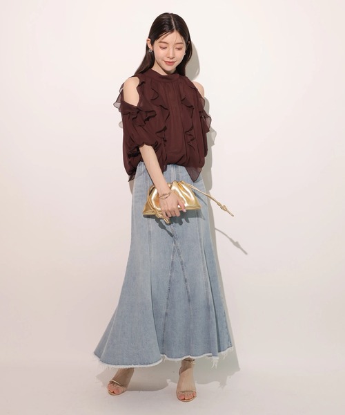 Rirandture（リランドチュール）の「テンセル混デニムマキシスカート