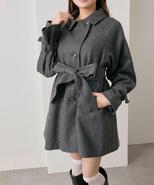 【OLIVE de OLIVE】 ミドルコート セール】ミドルコート（ステンカラーコート）｜OLIVE des OLIVE