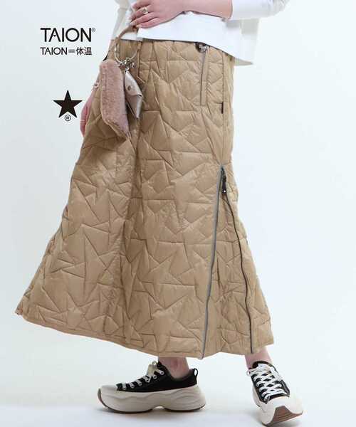 TAION】MILITARY STAR☆ QUILTING SKIRT（スカート）｜TAION（タイオン