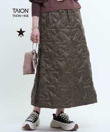 【TAION】MILITARY STAR★ QUILTING SKIRT