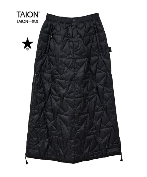 TAION(タイオン)の「【TAION】MILITARY STAR★ QUILTING SKIRT(スカート・レディース・ブラック/ベージュ/オリーブ・FREE)」の15枚目の写真