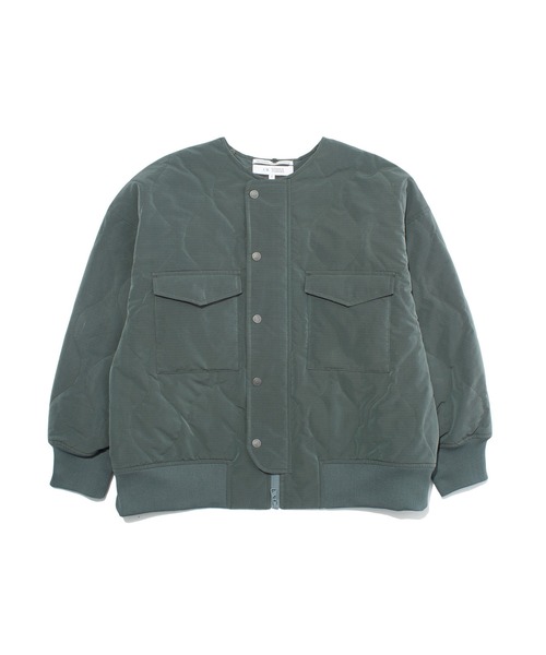 F/CE. QUILTED JACKET WITH DETACHABLE COLLAR / エフシーイー