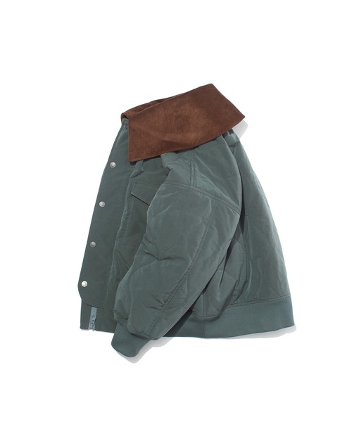 F/CE. エフシーイー L イギリス製ワックスコットン ダブル ジャケット 緑 FPA08251U0003_MintGreen_2.jpg