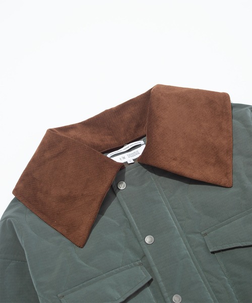 F/CE. QUILTED JACKET WITH DETACHABLE COLLAR / エフシーイー