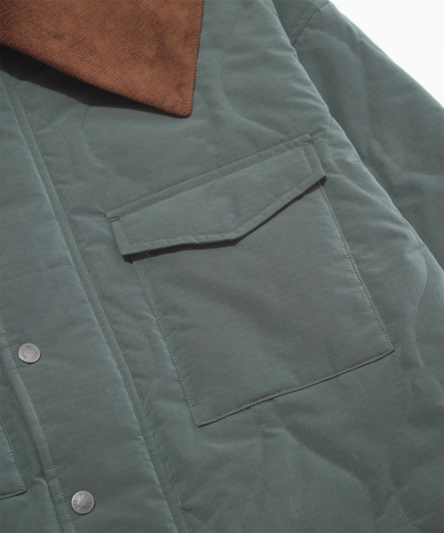 F/CE. （エフシーイー）の「F/CE. QUILTED JACKET WITH DETACHABLE COLLAR / エフシーイー  キルテッドジャケットウィズデタッチャブルカラー（ブルゾン・メンズ・ブルー/ブラック/グレー・SMALL/MEDIUM）」の11枚目の写真