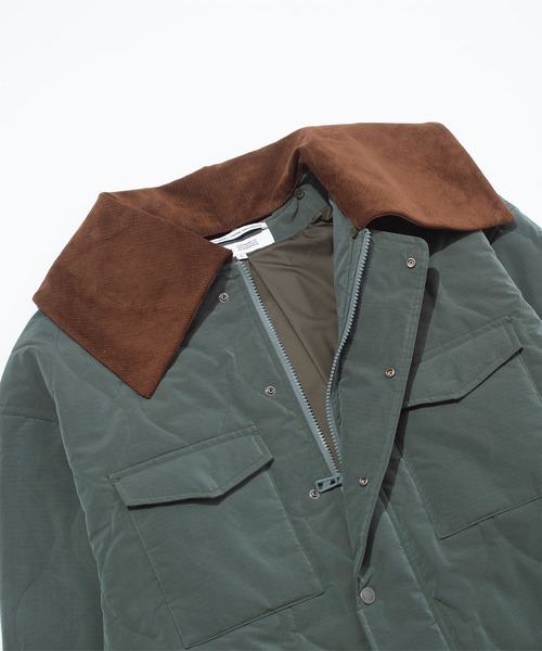 F/CE. マルチポケットブルゾン F/CE. QUILTED JACKET WITH DETACHABLE COLLAR / エフシーイー